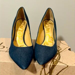 Sam Edelman navy stiletto heels